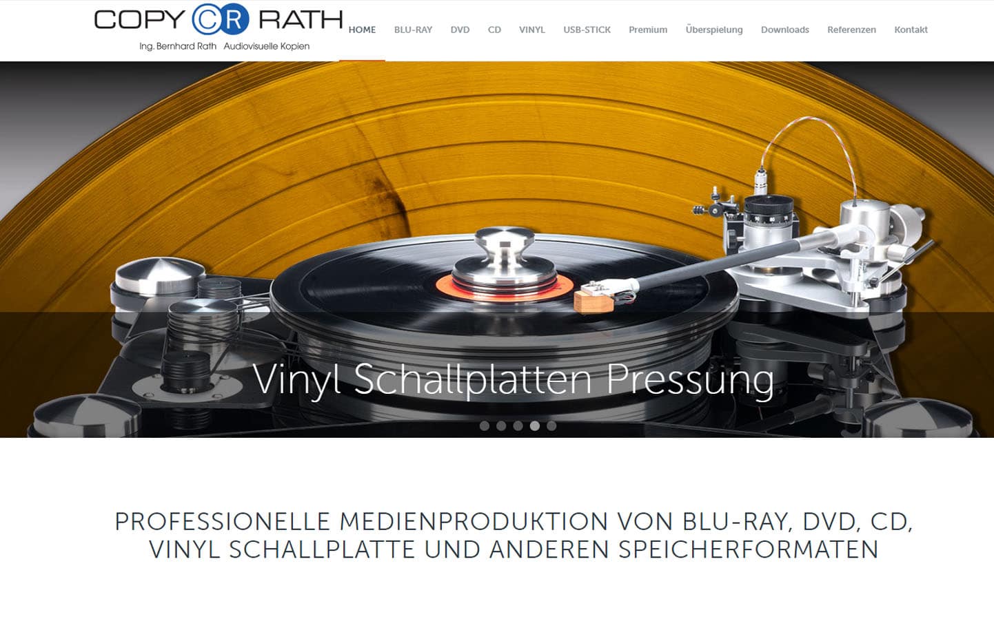 Referenz für Websites Graz: Copy Rath