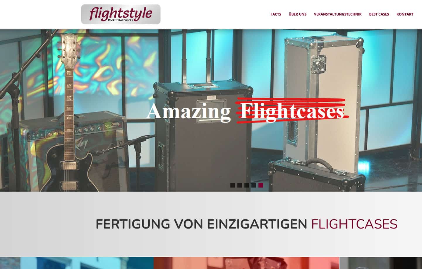 Website Referenzen Graz: Flightstyle: Amazing Flightcases