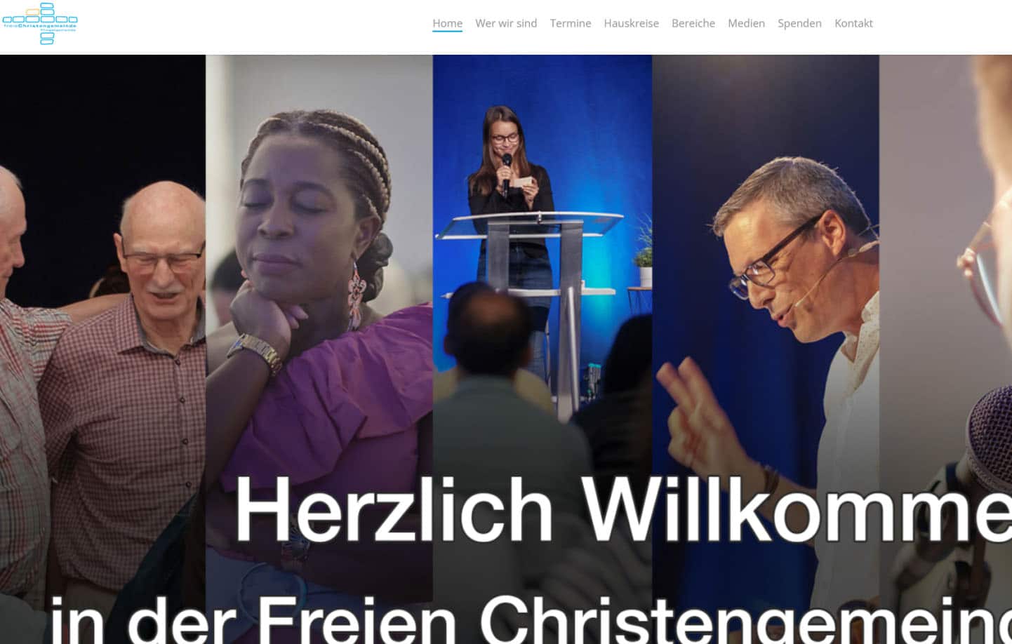 Website Referenzen Graz: Freie Christengemeinde Graz