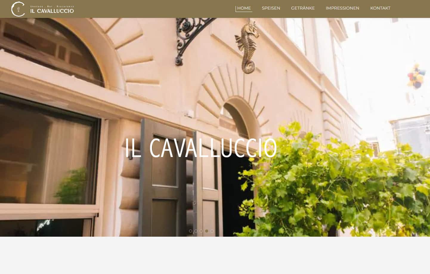 Website Referenzen Graz: Il Cavalluccio, Wien