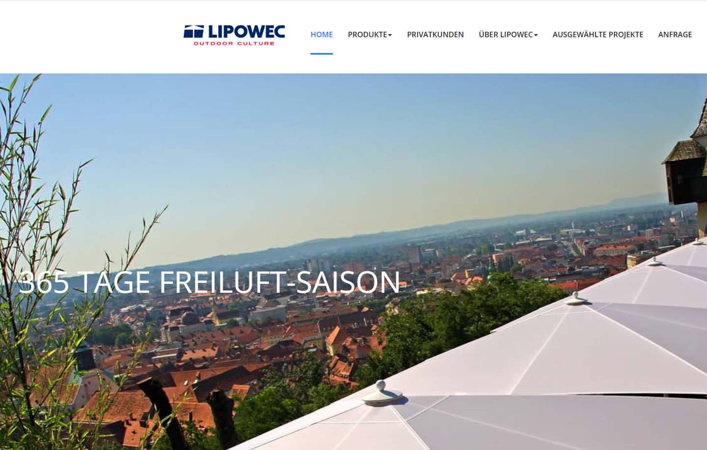 Referenz für Websites Graz: LIPOWEC – outdoor culture